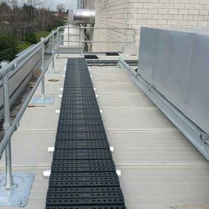 Kee Walk roof walkway with edge protection